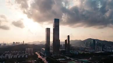 4K深圳地标深业上城大气航拍视频的预览图